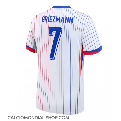 Maglie da calcio Francia Antoine Griezmann #7 Seconda Maglia Europei 2024 Manica Corta